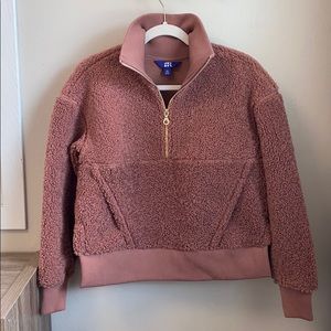 Joy Lab half-zip Sherpa